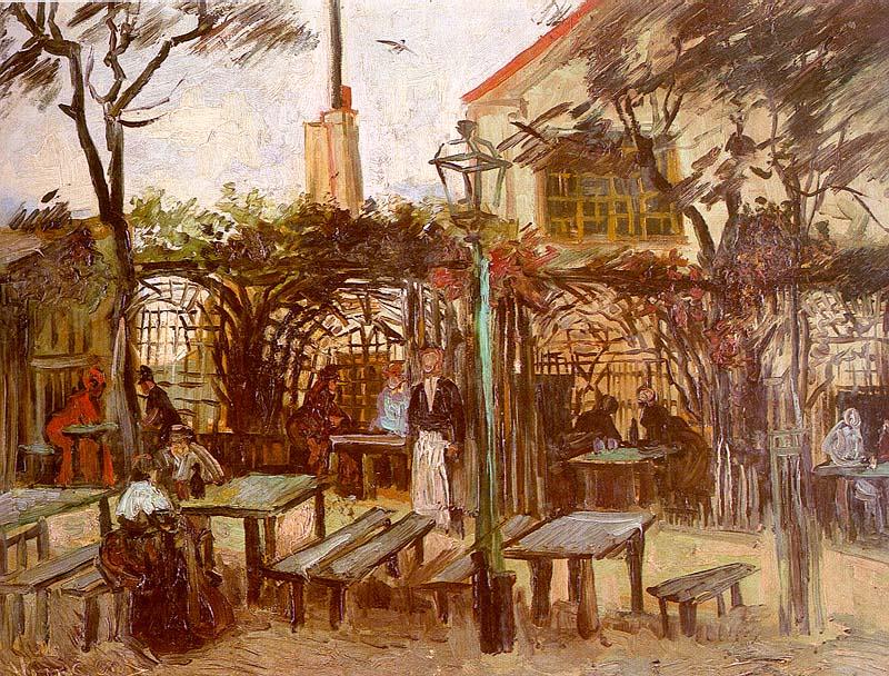 Vincent Van Gogh Terrace of the Cafe on Montmartre china oil painting image